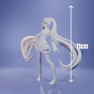 Miku Hatsune - Volcaloid 11cm Żywiczna Figurka Kolekcjonerska na półkę