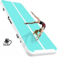 AKSPORT Mata Dmuchana Gimnastyczna Air Track 3M 10CM PVC Pompka Akrobatyka