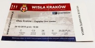 bilet WISŁA Kraków - ZAGŁĘBIE Sosnowiec 29.10.2018