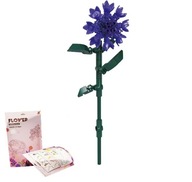 Klocki kwiatki plastikowe Kwiat Chaber idealne na prezent 50el. DIY