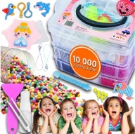 KORALIKI WODNE KUFEREK XXL WZORY SZABLONY ZESTAW MEGA 10000 MAGIC BEADS XL