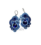 Kolczyki Sutasz Royal Blue Soutache