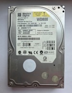 Dysk IDE ATA 3,5" WDC WD800JB-00CRA1 80 GB Retro