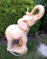 FIGURA OGRODOWA, BETONOWA - SŁOŃ OGRODOWY