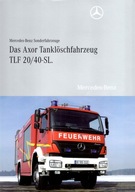 PROSPEKT MERCEDES-BENZ AXOR TANKLÖSCHFAHRZEUG TLF 20/40-SL