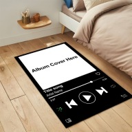Personalizowany Dywan Album Muzyczny 850g/m² Antypoślizgowy Spotify Album