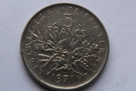 5 FRANK 1971 R. FRANCJA - FZ35