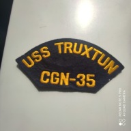 NASZYWKA USA MARYNARKA WOJENNA USS TRUXTUN CGN- 35 150 x 75 mm