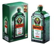 KLOCKI 3D DLA DOROSŁYCH JAGERMEISTER BUTELKA DEKORACJA KOLEKCJONERSKA