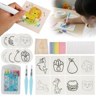 Magic Foam Textured Zestaw do Malowania 3D z pisakami i sztalugą