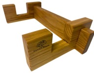 Składany drewniany dębowy stojak na deskę do krojenia kuchenną 4cm prezent