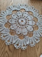 Obrus serwetka serwetki szydełkowe rękodzieło misterne cacko śr60