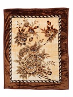 Koc Elway 200x240 kwiaty gruby akryl 560g/m2