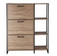 SZAFKA na buty regał 3 KOMORY OBUWIE komoda pojemna do przedpokoju LOFT