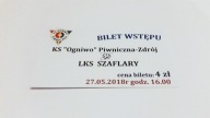 bilet OGNIWO Piwniczna - LKS SZAFLARY 27.05.2018