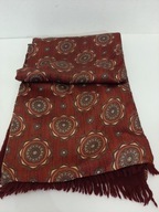 FULAR PLASTRON MĘSKI SZALIK JEDWAB WEŁNA ANGIELSKI DUGGIE HARMONY