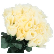 KWIATY sztuczne BUKIET róż róże w bukiecie do wazonu dekoracji jak żywe 20s