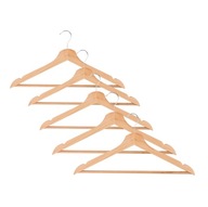 Drewniane wieszaki na ubrania 5 sztuk FSC Ekologiczne Naturalne