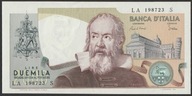 Włochy 2000 lirów 1983 - Galileusz - LA - stan bankowy UNC -