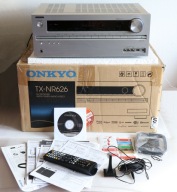 Amplituner ONKYO TX-NR626 S 7.2 srebrny BT WiFi + oryg. pilot+ oryg. karton