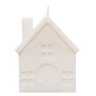 Świeca sojowa dekoracyjna Domek średni – ręcznie robiona | Nuvia Soy