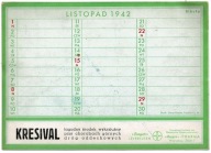 APTEKA REKLAMA BIBUŁA DO ATRAMENTU BAYER LEK KRESIVAL 1942 OKUPACJA