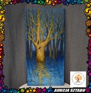 Obraz "W głębi puszczy" - olej na płótnie - Maryla Brejnak