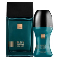 AVON BLACK SUEDE SECRET ZESTAW 2 KOSMETYKÓW WODA + KULKA