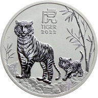 Australia, 2022, Lunar III, Rok Tygrysa, 1 oz Ag999,
