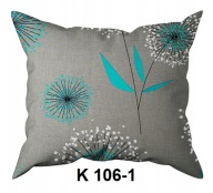 Poszewka z kory 40x40 jasiek z bawełny gofrowanej K 106-1 kreatywna turkus