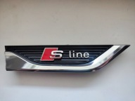 Audi A5 8W6 S Line znaczek emblemat logo na błotnik przedni prawy