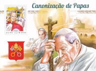 Gwinea Bissau 2014 ** cena 6,90 zł kat.7,50€ (3) - Jan Paweł II, blok