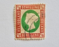1873 Helgoland M.8a kasowany znaczek, stan dobry. Wartość 3000,- Euro