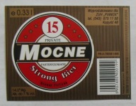 ETYKIETA PIWO MOCNE BROWAR FORTUNA MIŁOSŁAW ROZLEWNIA PIANOX KOPYŚĆ