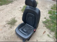 FOTEL PRAWY PRZÓD PRZEDNI KIEROWCY SKÓRA AUDI A5 8T 3D COUPE GRZANY
