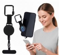 PASEK ANTYKRADZIEŻOWY DO TELEFONU KLUCZY Z LINKĄ RETRAKCYJNĄ BEZPIECZEŃSTWO
