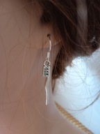 Kolczyki szczoteczka do zębów bigiel 925