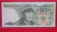 50 zł 1988 ,seria GT 0018846,stan I/I-,niski numer
