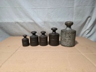 Stare odważniki handlowe - zestaw 0.5-5kg