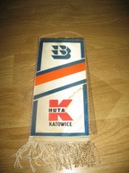 HUTA KATOWICE ZSMP zarząd fabryczny kombinatu proporczyk z PRL