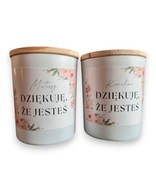 Świeca sojowa personalizowana zapachowa PIECZONE JABŁKO 150ml