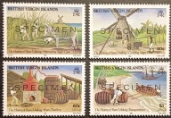 BRYTYJSKIE WYSPY DZIEWICZE ** - czysty - HISTORIA PRODUKCJI RUMU - 9,25Euro