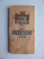 ALTESSE VERGE KRAKÓW DR JÓZEF BURACZEWSKI przedw. BIBUŁKI DO PAPIEROSÓW