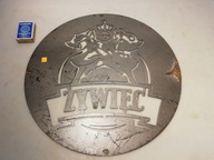 duży szyld blacha reklama ŻYWIEC fi 34,2 cm No.2