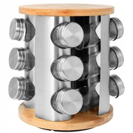 STOJAK OBROTOWY NA PRZYPRAWY 13 ELEMENTÓW