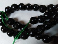 H6- SZMARAGD NILU - kula faset - 12 mm - 10sztuk