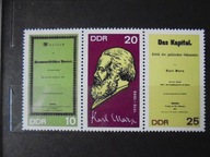 DDR Mi. 1365-67** Rocz. ur. K. Marksa