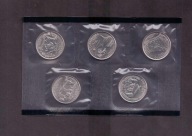 USA - 2006 rok - zestaw menniczy - 5 monet 1/4 Dolar- mennicze - mennica D