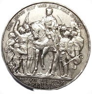 3 marki Cesarstwa Niemieckiego (Prusy) z 1913 r. wybita z okazji 100 r.