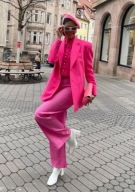 ZARA MARYNARKA OVERSIZE RÓŻ LYOCELL BLOG R.XS NOWA